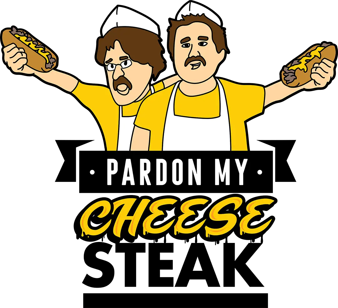 Pardon My Cheesesteak logo